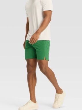 Men's Green Athletic Shorts by All in Motion - 2XL NWT